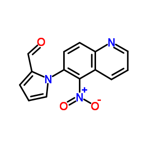 1H-pyrrole-2-carboxaldehyde,1-(5-nitro-6-quinolinyl)- Structure,53413-92-6Structure