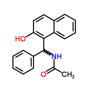 N-[(2-hydroxynaphthalen-1-yl)-phenylmethyl]acetamide Structure,5342-92-7Structure