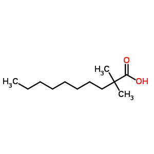 2,2-Dimethyldecanoic acid Structure,5343-54-4Structure