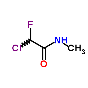 N-methyl chlorofluoroacetamide Structure,53441-15-9Structure