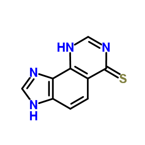 3H-imidazo(4,5-h)quinazoline-6-thiol Structure,53449-50-6Structure