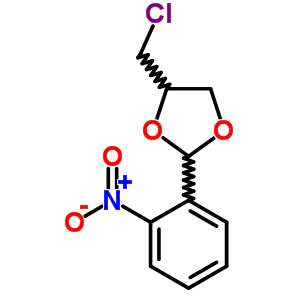 4-Chloromethyl-2-(2-nitrophenyl)-1,3-dioxolane Structure,53460-81-4Structure