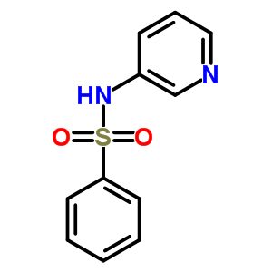 Benzenesulfonamide, n-3-pyridinyl- Structure,53472-19-8Structure