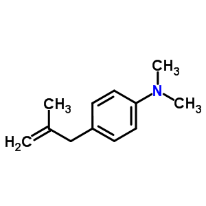 3-[(4-N,n-dimethylamino)phenyl ]-2-methyl-1-propene Structure,53483-18-4Structure