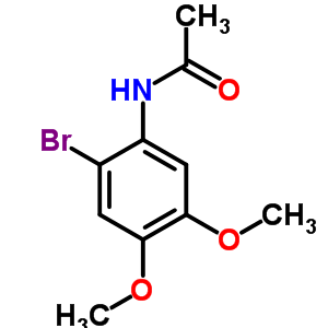 Acetamide,n-(2-bromo-4,5-dimethoxyphenyl)- Structure,5349-12-2Structure