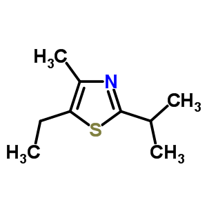 Thiazole,5-ethyl-4-methyl-2-(1-methylethyl)- Structure,53498-31-0Structure