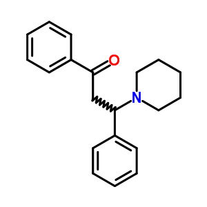 Propiophenone, 3-phenyl-3-piperidino- Structure,5350-97-0Structure