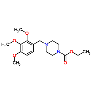 Ethyl 4-(2,3,4-trimethoxybenzyl)piperazine-1-carboxylate Structure,53531-01-4Structure