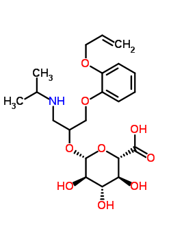 Oxoprenolol glucuronide Structure,53564-66-2Structure