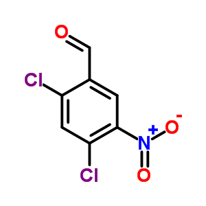 2,4-Dichloro-5-nitrobenzaldehyde Structure,53581-87-6Structure