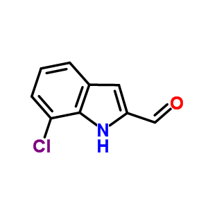 7-Chloro-1h-indole-2-carbaldehyde Structure,53590-65-1Structure