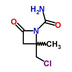 1-Azetidinecarboxamide,2-(chloromethyl)-2-methyl-4-oxo- Structure,53598-91-7Structure