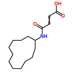 3-(Cyclododecylcarbamoyl)prop-2-enoic acid Structure,53616-15-2Structure