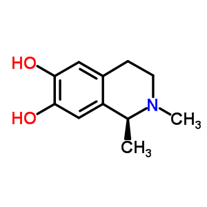 (1S)-1,2-dimethyl-3,4-dihydro-1h-isoquinoline-6,7-diol Structure,53622-85-8Structure