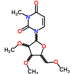 2’-O,3,3’-o,5’-o-tetramethyluridine Structure,53657-37-7Structure