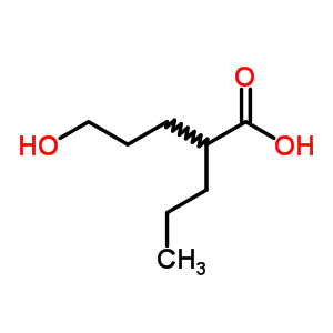 2-Propyl-5-hydroxypentanoic acid Structure,53660-23-4Structure