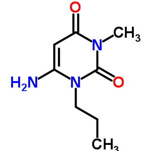 6-Amino-3-methyl-1-propyl-1h-pyrimidine-2,4-dione Structure,53681-48-4Structure