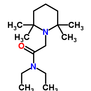 1-(N,n-diethylglycyl)-2,2,6,6-tetramethylpiperidine Structure,53725-40-9Structure