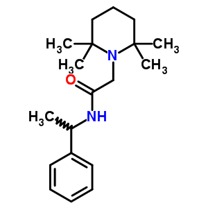 1-[N-(α-methylbenzyl)glycyl ]-2,2,6,6-tetramethylpiperidine Structure,53725-41-0Structure