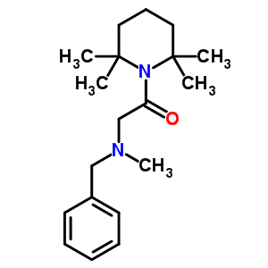 1-(N-benzyl-n-methylglycyl)-2,2,6,6-tetramethylpiperidine Structure,53725-44-3Structure