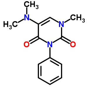 5-(Dimethylamino)-1-methyl-3-phenyluracil Structure,53727-39-2Structure