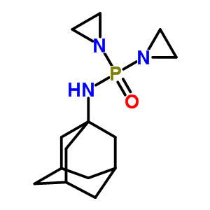 P,p-bis(1-aziridinyl)-n-(1-adamantyl)phosphinamide Structure,53743-43-4Structure