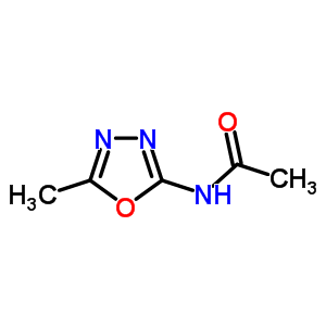 N-(5-methyl-1,3,4-oxadiazol-2-yl)acetamide Structure,5378-58-5Structure