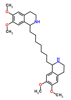 1’-Heptamethylene-bis-6,7-dimethoxy-1,2,3,4-tetrahydroisoquinoline Structure,53790-93-5Structure