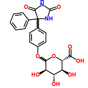 5-Phenyl-5-(4-hydroxyphenyl)hydantoin glucuronide Structure,53819-79-7Structure