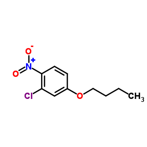 4-Butoxy-2-chloro-1-nitrobenzene Structure,5391-56-0Structure