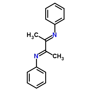 Benzenamine,n,n-(1,2-dimethyl-1,2-ethanediylidene)bis- Structure,5393-49-7Structure