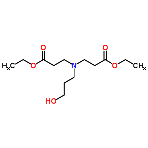 N-(3-ethoxy-3-oxopropyl)-n-(3-hydroxypropyl)-β-alanine ethyl ester Structure,53935-66-3Structure