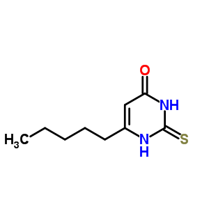 6-Pentyl-2-sulfanylidene-1h-pyrimidin-4-one Structure,53939-85-8Structure