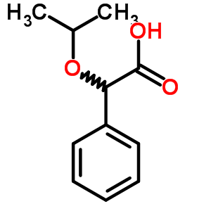 2-Isopropoxy-2-phenylacetic acid Structure,5394-87-6Structure