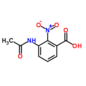 3-Acetylamino-2-nitro-benzoic acid Structure,54002-28-7Structure