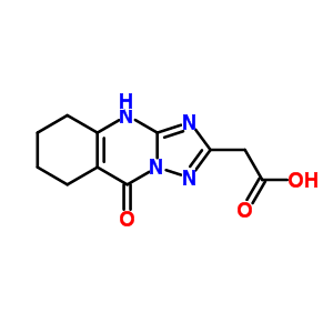 (9-Oxo-4,5,6,7,8,9-hexahydro-[1,2,4]triazolo-[5,1-b]quinazolin-2-yl)-acetic acid Structure,540514-18-9Structure