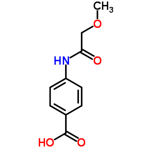 4-[(Methoxyacetyl)amino]benzoic acid Structure,54057-65-7Structure