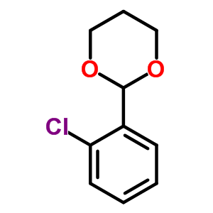 1,3-Dioxane,2-(2-chlorophenyl)-(9ci) Structure,5406-38-2Structure