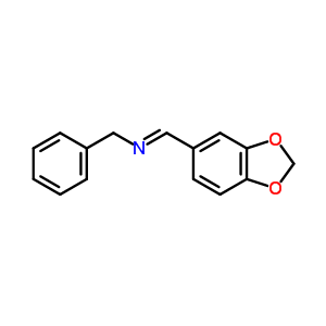 N-(3,4-Methylenedioxybenzylidene)benzylamine Structure,54089-45-1Structure