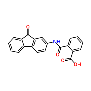 2-[(9-Oxo-9h-fluoren-2-yl)carbamoyl]benzoic acid Structure,5411-64-3Structure