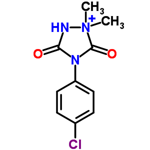 4-(4-Chlorophenyl)-1,1-dimethyl-2,4-diaza-1-azoniacyclopentane-3,5-dione Structure,54132-93-3Structure