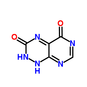 Pyrimido[5,4-e]-1,2,4-triazine-3,5-dione, 1,2-dihydro- Structure,54185-68-1Structure