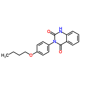 2,4(1H,3h)-quinazolinedione,3-(4-butoxyphenyl)- Structure,54209-48-2Structure