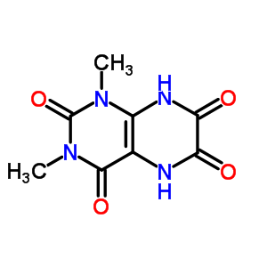 1,3-Dimethylpteridine-2,4,6,7(1h,3h,5h,8h)-tetraone Structure,5426-44-8Structure