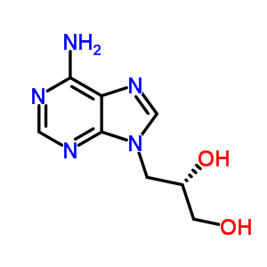 9-[(2S)-2,3-dihydroxypropyl ]-9h-purine-6-amine Structure,54262-83-8Structure