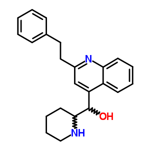 (2-Phenethylquinolin-4-yl)-(2-piperidyl)methanol Structure,5429-82-3Structure