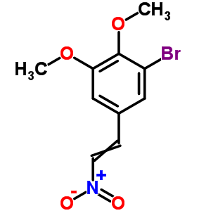 Benzene, 1-bromo-2,3-dimethoxy-5-(2-nitroethenyl)- Structure,54291-90-6Structure