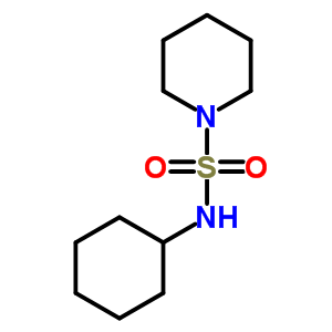 N-cyclohexylpiperidine-1-sulfonamide Structure,5430-49-9Structure