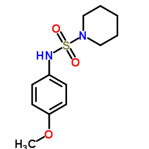 N-(4-methoxyphenyl)piperidine-1-sulfonamide Structure,5430-51-3Structure