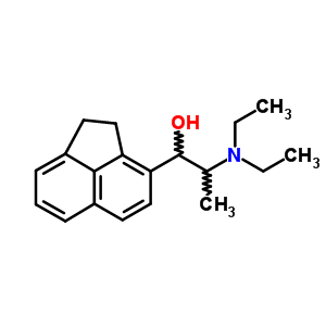 3-Acenaphthylenemethanol,a-[1-(diethylamino)ethyl]-1,2-dihydro- Structure,5430-64-8Structure